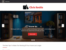 Tablet Screenshot of chrisroubis.com